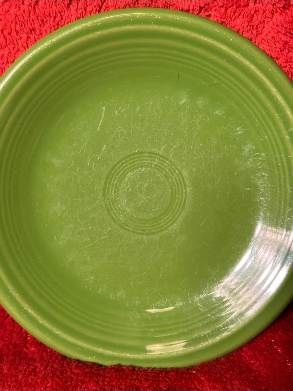 Fiestaware Lime Green 7”  Salad/Dessert Plates - 2 pc